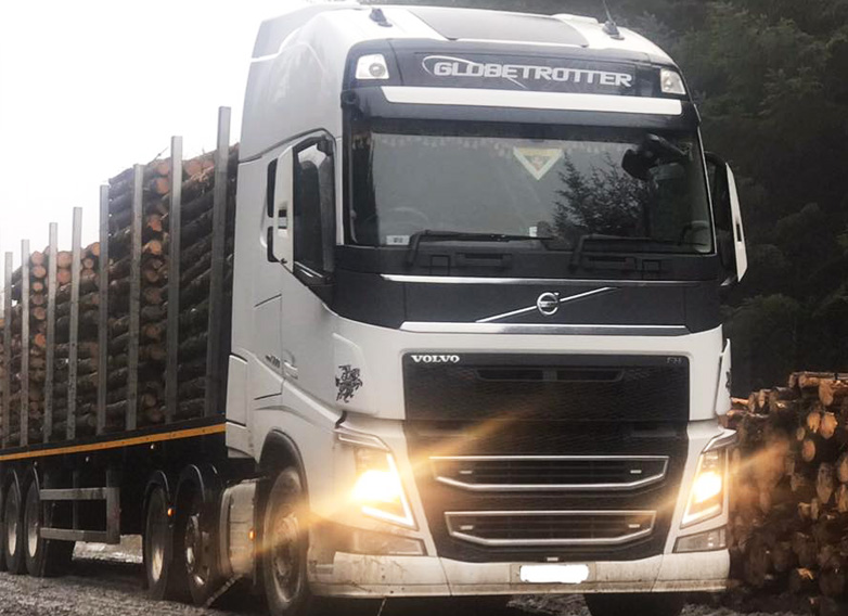side loader lorry deliveries