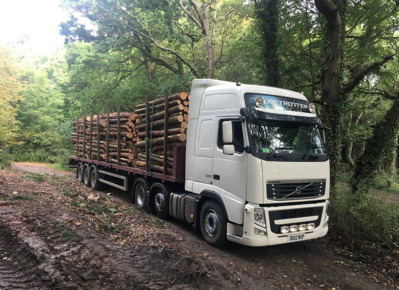 side loader lorry deliveries