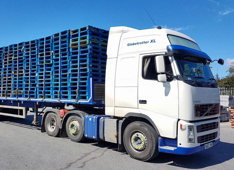 side loader lorry deliveries