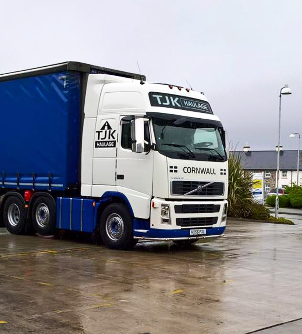 Cornish based TJK Haulage delivery